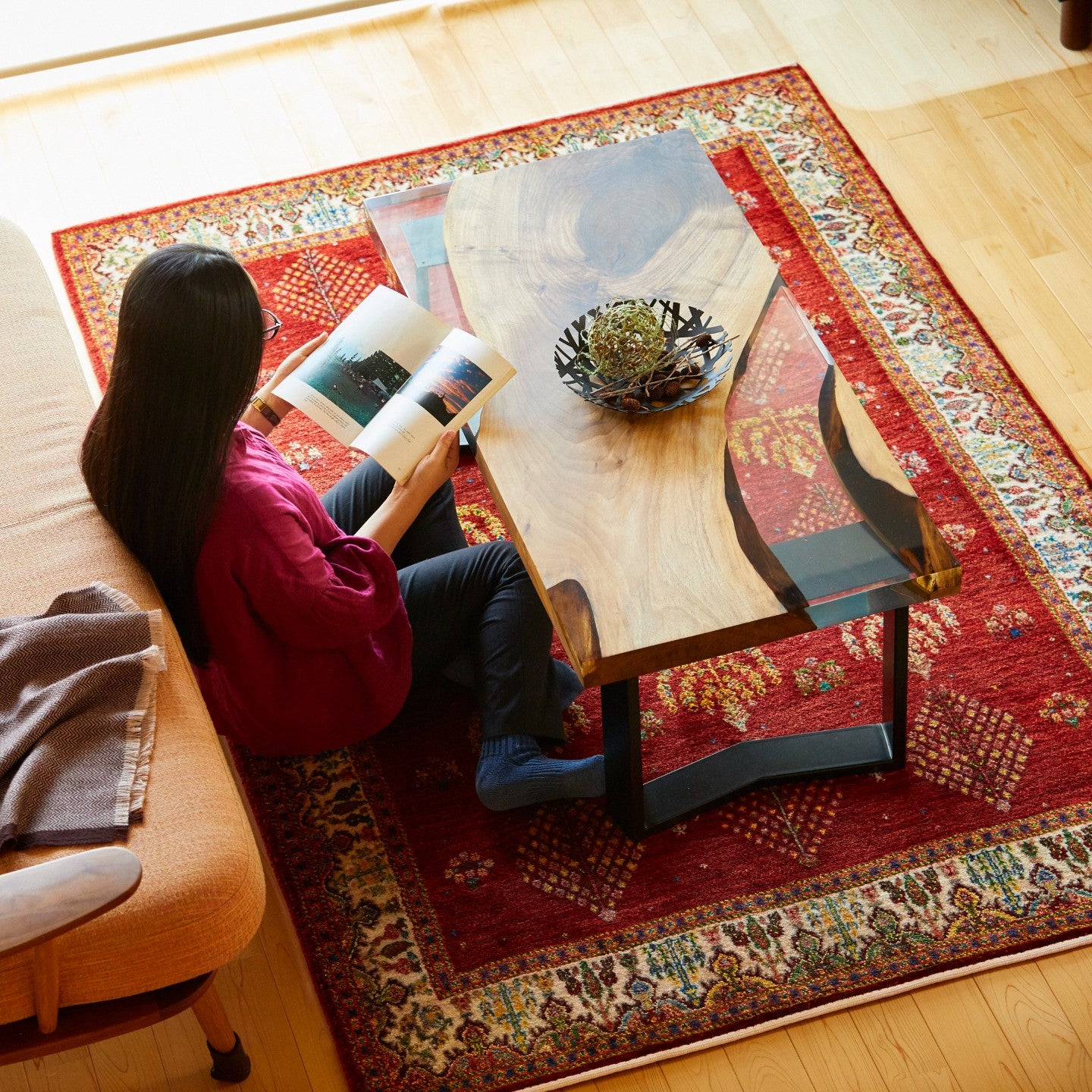 提案、ギャッベと暮らす空間