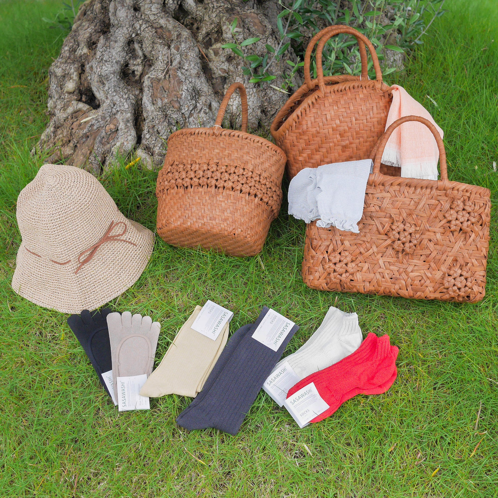 POPUPイベント〈SASAWASHI展〉和紙の小物と かごバッグで夏準備!