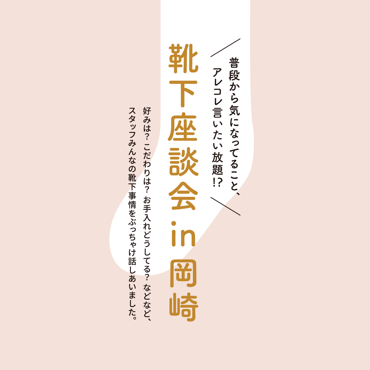 靴下座談会 in 岡崎