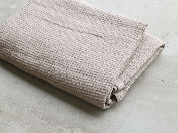 リネンワッフルケット シングルサイズ140×190cm