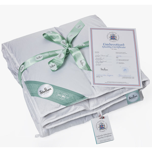 【ステラン社アイダーダックダウン使用】アイダー羽毛ふとん シングル0.4kg