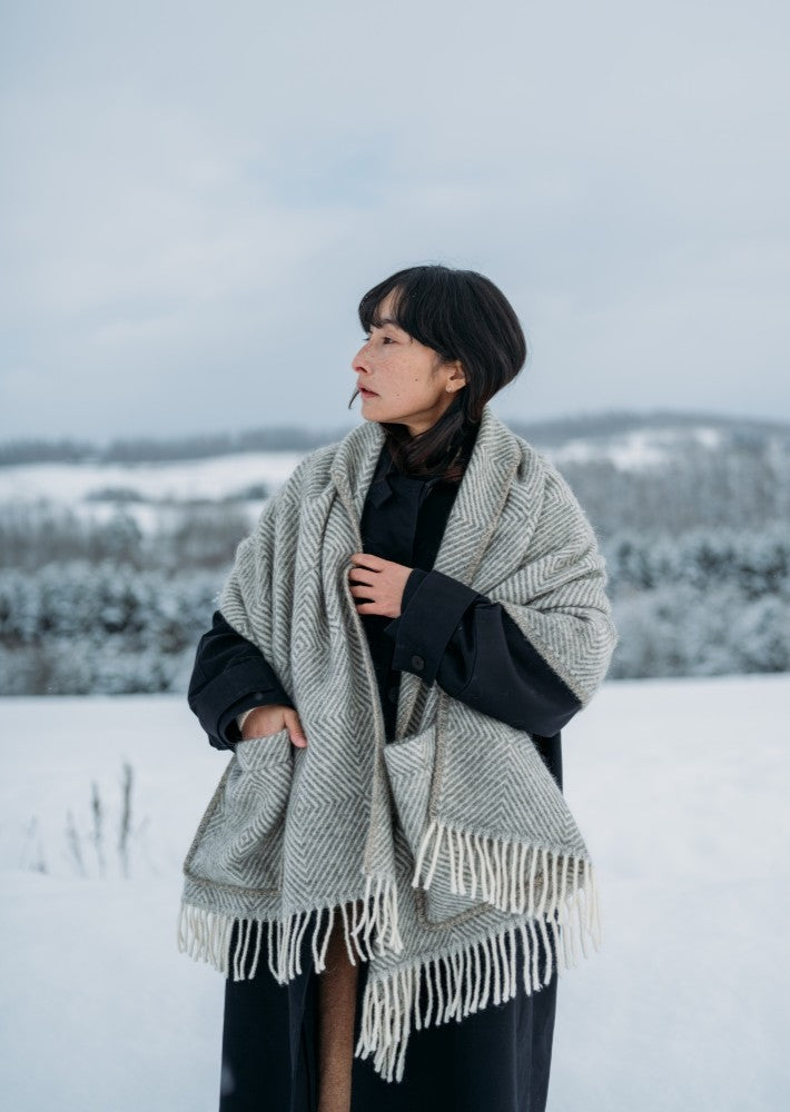 最高！ラプアンカンクリのあったかポケットショール